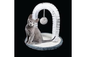 CUYACILI Massage de Chat Scratch Arche DE GRATTAGE Grande Taille Pinceaux de Chat et Griffes de Chaton pour saisir et recouvrir de Peluche Molle pour Chatons et Chats d'intérieur