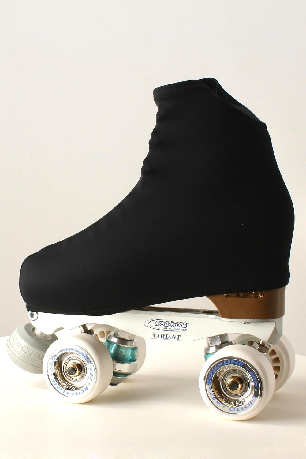 Genérico CRLSPORT Cubre patín para niña y Mujer, Funda PatinSkate, Professional Skating, Patinaje Hielo,artístico o en línea. 180 Densidad. Talla Universal Adulto y niños. Color Negro