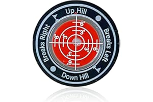 BANSUSU 1Pc Golf Green Reader Level Ball Marker with High Precision Putting Green Reading Aid Accurate Reading Level Head Golf Marker With Bubble Level Golf True Aim Ball Marker Essential Golf Accessories