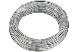 CONNEX Max-Power DY2701385 Fune Metallica, 20 Metri, Diametro 4 mm