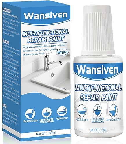 Mollor Kit De Rajeunissement Baignoire & Carreaux Avec Outils, Peinture Carreaux Blanche 1kg à Base D'eau, Faible Odeur, Peinture Baignoire DIY, Salle De Bain, Cuisine, Blanc Semi-brillant, 4.6-5.6m²