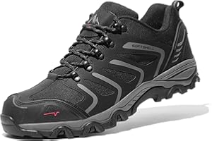 NORTIV 8 Herren wasserdichte Wanderschuhe Low Top Leichte Outdoor Trekking Camping Trail Wanderschuhe