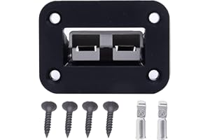 ‎HISPORTS HISports 50 A Anderson Steckver Unterputz Einbaurahmen mit Abdeckung Kompatibel mit Anderson Steckverbinder inkl für Auto Wohnmobil Wohnwagen Motorrad Boot Solaranlagen