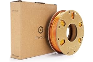 PLA filament 1.75mm Silk, ENISINA Filament PLA Brillant pour imprimante 3D FDM,Précision Dimensionnelle +/- 0.03mm,200g / 7.06oz（Or & Rouge ）