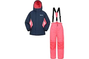 Mountain Warehouse Kinder-Ski-Set aus unisex Winterjacke und Hose - Zweiteiler für Winter und Schnee, Winterset/Regen-Set für Jungen und Mädchen, Regen-Ganzkörperanzug