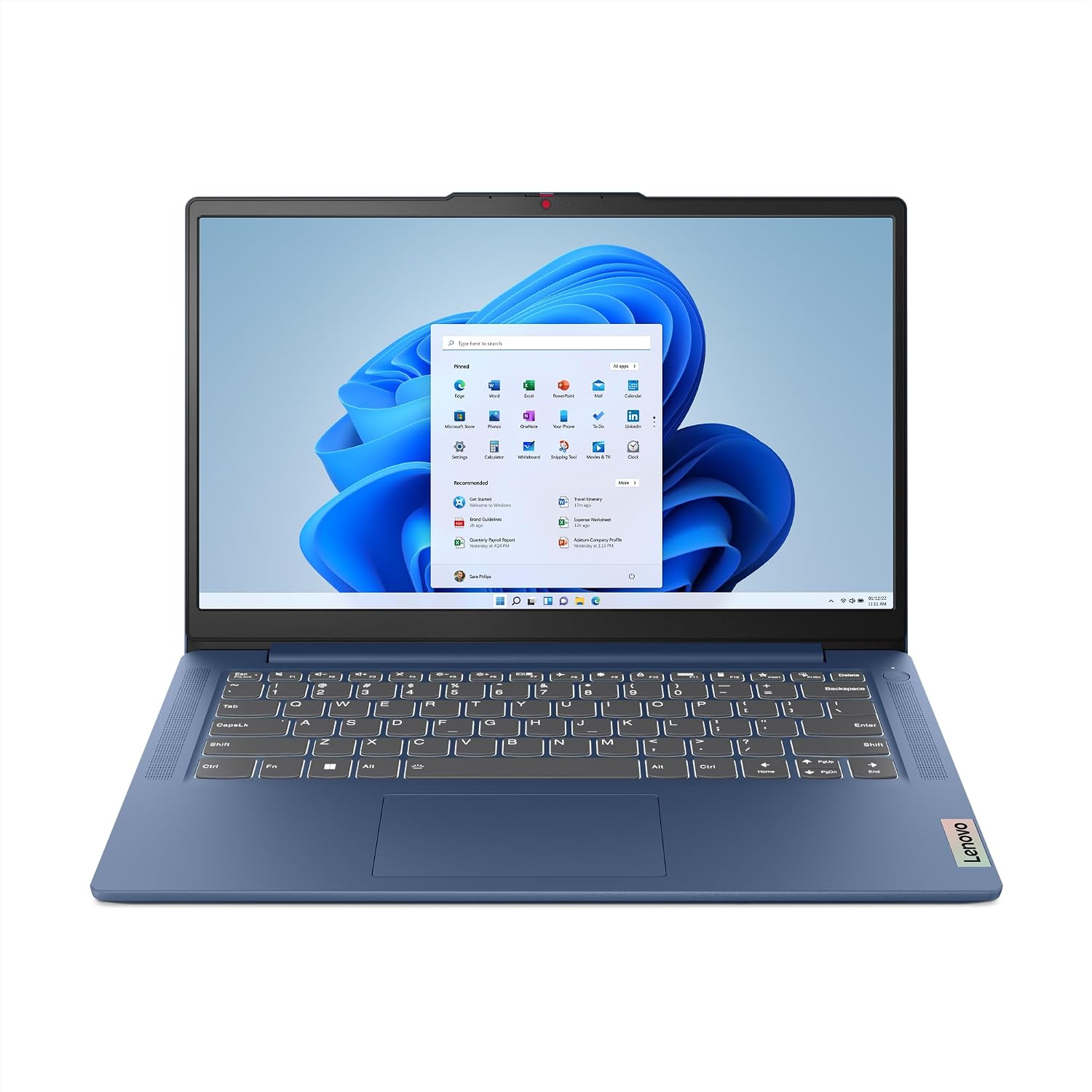 Lenovo IdeaPad Slim 3 | 14 inch Full HD Laptop | Intel Core i5-12450H | 16GB RAM | 512GB SSD | Windows 11 Home | Abyss Blue