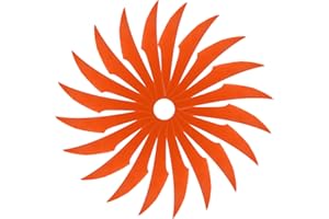 PATIKIL Arrow Vanes, Turkey Feather Fletching Archery Fletch Right/Left Wing for Hunting Target Shooting