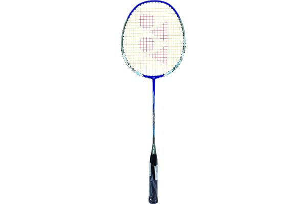 Yonex Nanoray NEUF 10 F (Rouge Vert Bleu) et 20 (Silver-blue Argent-orange) Raquette de badminton Raquette 2017 4U/G5 cordée avec une coque de demi-longueur