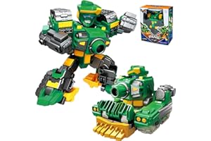 Ynybusi Transforming Robot Toys for 3 4 5 6+ Year Old Boys Gifts, 2 in 1 Transformable Car Robot Toys, Cool Stuff, Birthday Gift,Tank Transformable Action Figures Toy