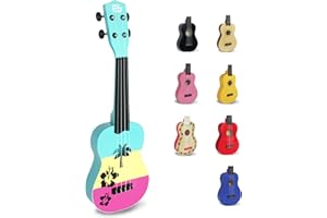 CB SKY 21” Hawaiianische Ukulele/Musikinstrumente für Kinder/Musikinstrumente für Anfänger/musikalische Spielzeuge für Kinder