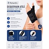 Başparmak Tespit Ateli, De Quervain Tendon İltihabı İ&ccedil;in Al&uuml;minyum Balenli Sabitleyici Bileklik, Anne Bileği ve Tendinit Ağrı
