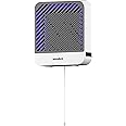 Senelux Electric Bug Zapper Indoor Bug Zapper Wall-mounted Fly And Insect Killer UV Light Mosquito Zapper Silent Fly Trap With Easy Pull Switch And Detachable Tray For Home Kitchen Garden Garage Patio