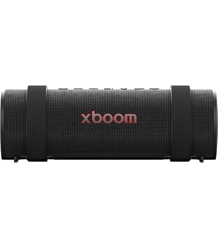 LG XBOOM Go Bluetooth Lautsprecher 80W – IP67 Wasserfest, Mit Stroboskoplicht & 24h Akku