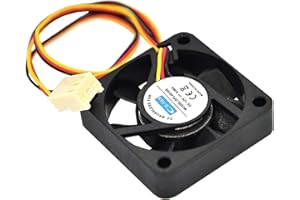 Rhombutech® Flüsterleiser Lüfter, 40 x 40 x 10mm, Gleitlager DC12V 0.06A, 3 Pins, NAS Lüfter (1x 40/40/10)