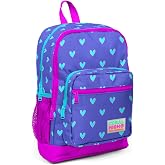 Coral High D&ouml;rt B&ouml;lmeli Lavanta Pembe Kalp Desenli 23706