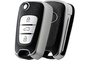 OATSBASF Etui na kluczyki samochodowe odpowiednie do Hyundai E, etui na kluczyki do Hyundai Verna, Elantra, Sportage, Carens, Forte, Avante, K2, K5, SONATA8, ix35, i30, akcesoria