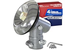 Garlavie - Cabezal de desbrozadora Universal 9 Dientes, Tubo de 26 mm - Piezas de repuestos desbrozadora y recambios desbrozadora
