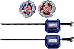 Hasbro Beyblade X und Marvel Collab, Captain America 4-70GB vs. Red Hulk 1-80R