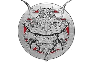 Iron Maiden Pacchetto Spille Senjutsu Band Logo Nuovo Ufficiale Metal Lapel Size One Size