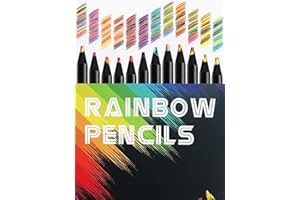 DealKits Adventskalender Füllung, 12 Farben Regenbogenstift Buntstifte Stifte, Bastelset für Kunst/Zeichnen/Färben/Skizzieren, Mitgebsel Kindergeburtstag, Basteln Geschenk Set