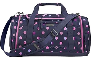 ‎COOCAZOO coocazoo Sporttasche „Reflective Moons“, lila, reflektierend, Hauptfach, Nasswäschefach, Seitentasche, Reflektoren, 20 Liter, ab der 3. Klasse