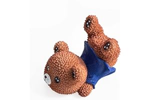 KNBG Supporto per telefono cellulare da tavolo a forma di orso carino, decorazione per ufficio e casa, compatibile con tutti i modelli di smartphone