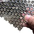 FengYoo Perforated Plate Stainless Steel Perforated Grid Stainless Steel Grid 8 mm Hole Thickness 1.1 mm 400 mm x 200 mm Perforated Metal