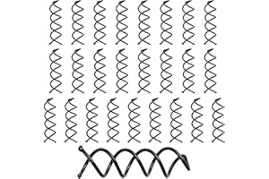 MAXQUU 25 sztuk spiralnych spinek do włosów, akcesoria do włosów, spiralne szpilki, obracające się spinki do włosów, spinki do włosów, nadają się do różnych fryzur.