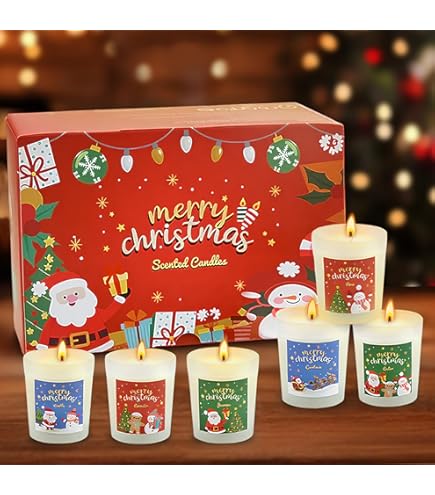Geurkaarsen, cadeauset voor vrouwen, 4 stuks geurkaarsen voor