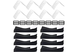 Funmo 8er Set Pool Aufroller Aufrollvorrichtung,Haltebänder für Poolfolie Solarfolie, Befestigungsband für Pool-Aufroller für Pool-Planen/Abdeckungen