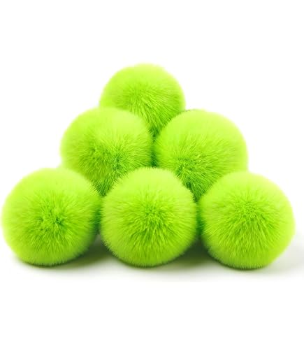 BQTQ 26 Pièces Pompon Fourrure Fausse Fourrure Boule Pompon Pour Bonnet Porte Clé Sacs Accessoires, 13 Couleurs