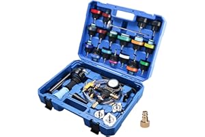 BOOMSTART Lot de 28 testeurs de Pression universels pour radiateur et système de Refroidissement sous Vide pour Voiture pour Audi pour VW pour BMW