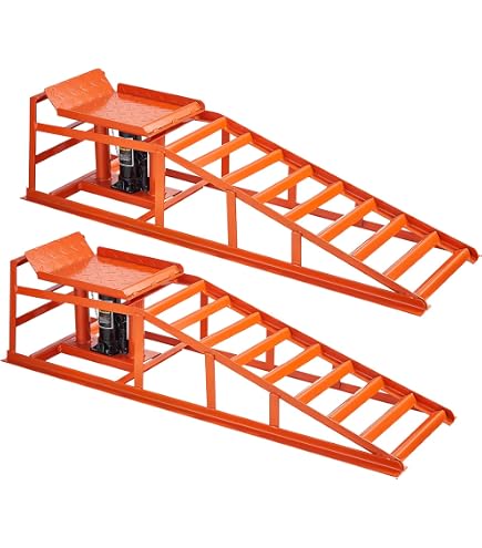 Set Di 2 Rampe Da Soglia In Plastica – Carico Max 3000 Kg, Altezza 70 Mm, Per Auto Sportive E Garage