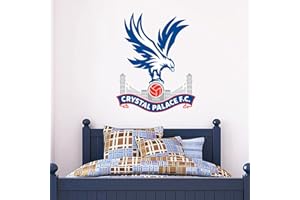 Beautiful Game Crystal Palace Football Club Crest Wall Art Sticker Mural Decals (60cm)