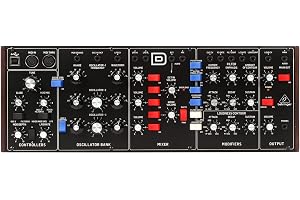 Behringer MODEL D autentisk analog synthesizer med 3 VCO, stegfilter, LFO och Eurorack-format
