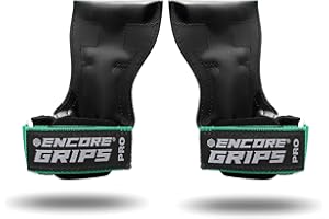 ‎ENCORE GRIPS Encore Grips® Lifting Straps for Strength Training, Fitness, Bodybuilding, Weightlifting, Weight Lifting with Wrist Hand Bandage Weights Training Gloves Grips Gym Equipment