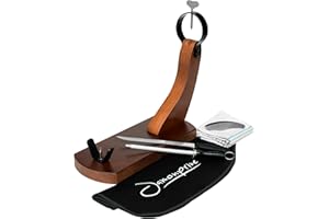 JAMONPRIVE Ham Stand with Non-Slip Pads - Professional Jamonero Ham Holder Set for Spanish Serrano & Iberico Ham & Italian Prosciutto