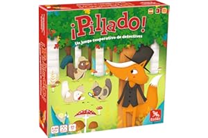 Ludilo - Pillado | Juegos De Mesa Niños 5 Años O Más | Juegos Educativos Niños 5 Años con Tablero | Juego De Mesa Cooperativo De 2 A 4 Jugadores