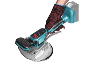 blayram Machine Vibrante Carrelage, machine de nivellement de coupe carrelage electrique With 2 Batteries, ventouse réglable à 8 vitesses avec affichage numérique, pour carrelage, sol (0 Piles)