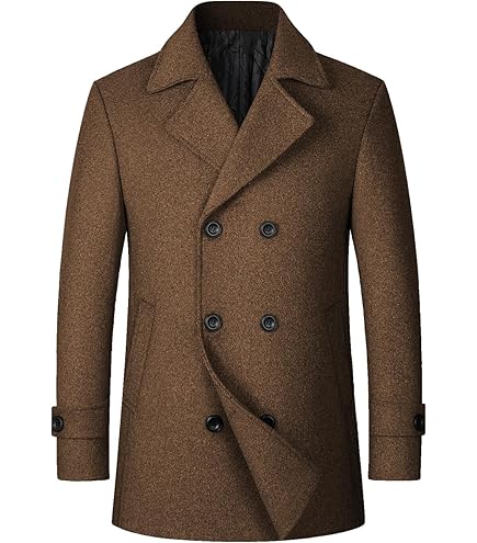 Mil-Tec Men's Jacket 10581000, Double Breasted, Quilted Lining, 2