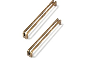 SYZOW 6 sztuk Antyczne mosiężne uchwyty do szafek kuchennych, antyczny mosiądz uchwyty do szafek kuchennych 160 mm, uchwyty do szuflad meblowych