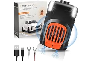 ‎ELEZENIOC Elezenioc Marderschreck Auto Ultraschall, Marderschreck,Marderschutz Im Motorraum, Langzeit-Schutz FüR Kfz, Dachboden, Haus, Effektiv Gegen MäUse Marderabwehr-für 60m²