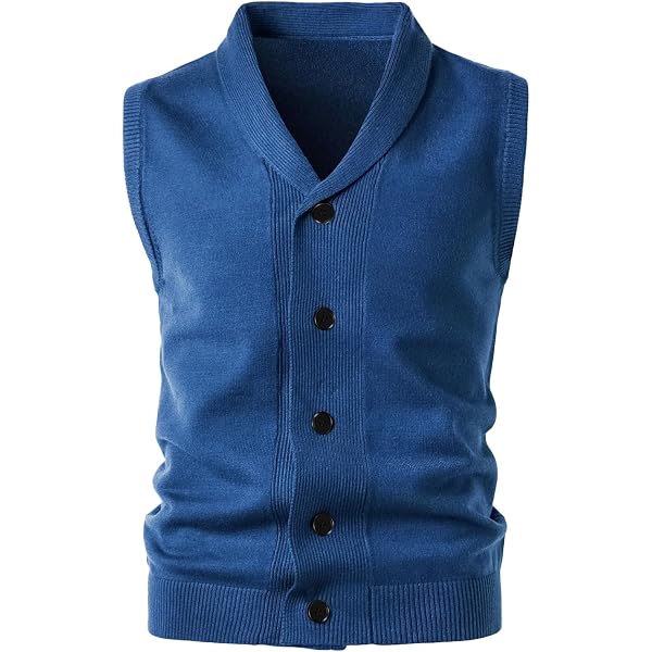 Gilet Uomo Invernale VEQUE - Scollo A V, Slim Fit, Smanicato, Per Look Casual O Ufficio