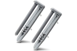 ersatzteilshop basics 2 topes de riel trasero para lavavajillas, repuesto para lavavajillas, negro, plástico metal, incorporado, compatible con Bauknecht, Ikea, Whirlpool, Beko 1880580400