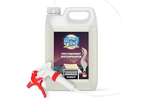 AQUA TECH AquaTech - Tent and Gear Waterproof Spray with Long Hose Trigger - Effectively Protects Equipment and Awnings From The Elements - 2.5 Litre