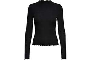 Only Onlemma L/S Top de Cuello Alto Noos Jrs Camiseta de Manga Larga para Mujer