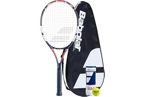 RACKETWORLD Babolat Falcon Adult Tennis Racket including Full Protective Cover & 3 Tennis Balls (Single Racket & Twin Racket Set Available)