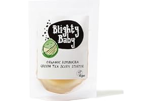 BLIGHTY BOOCH KOMBUCHA Kombucha Scoby Green Tea Starter - Make Your Own Kombucha - Blighty Booch Baby