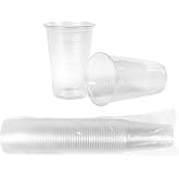 HEKU 50 x 0.2 Litre Clear Disposable PP Party Event Cups