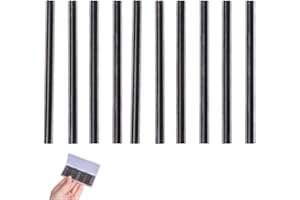 BIBITI 10 Pièce Lames De Raboteuse 82mm,82x5.5 X1.2mm Dégauchisseuse Electrique Rabot Réversibles Lame,De Travail Du Bois Professional Lames Outils pour Wonvify Makita Bosch Machines Rabots